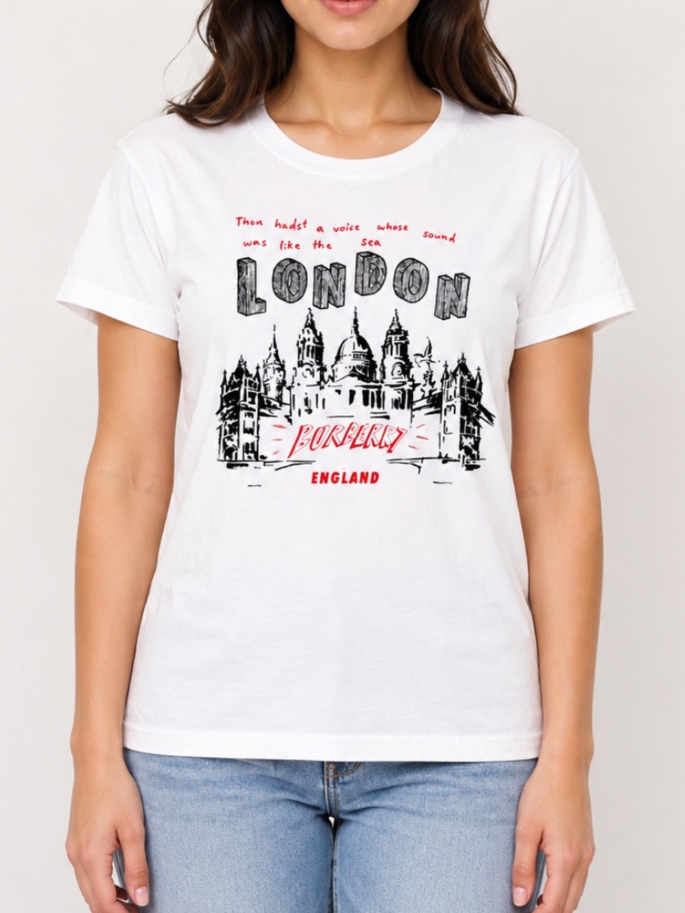 Burberry Tee‎ Small Burberry
London Skyline Design T-Shirt Small